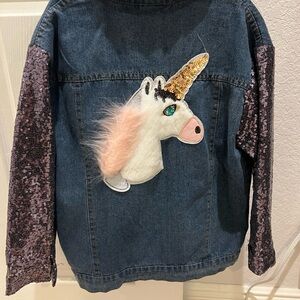 Unicorn Jean Jacket